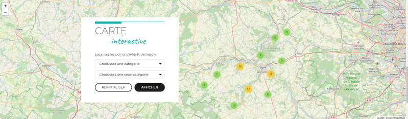 Carte interactive de l'Agglomération du Pays de Dreux 