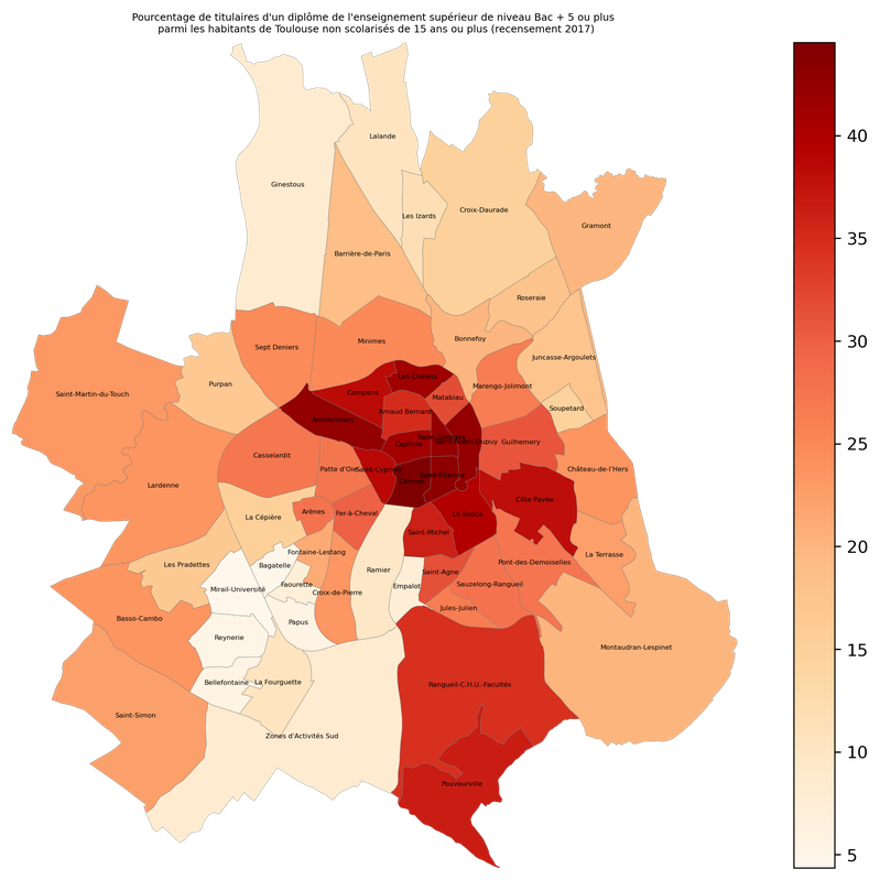 [open source] Carte BAC+5 Toulouse