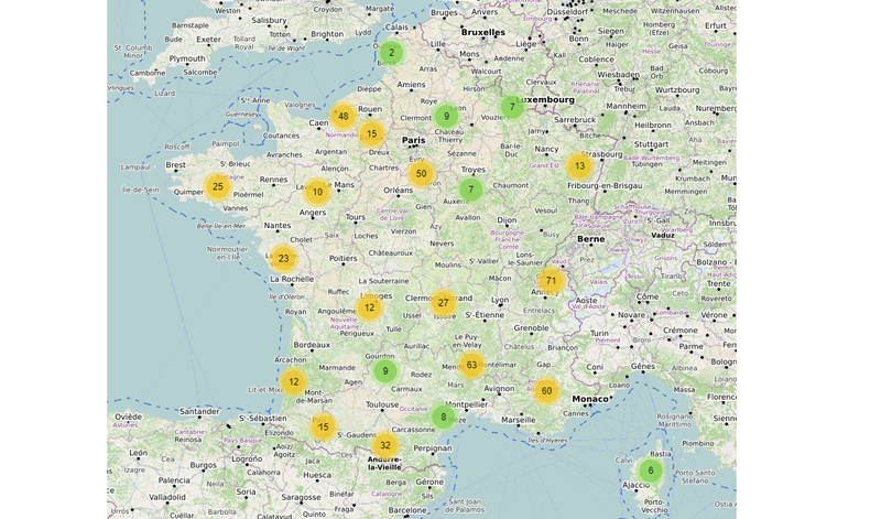 ÉQUIPEMENTS SPORTIFS EN 2018 EN FRANCE MÉTROPOLITAINE / OUTRE-MER