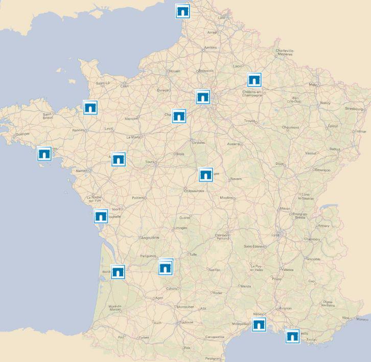 Visualisation sur le Géoportail des Monuments nationaux