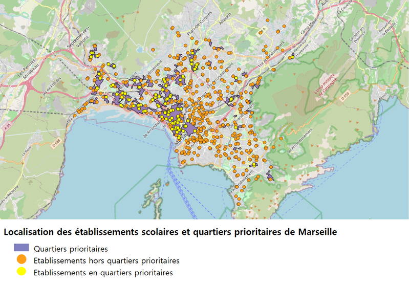 La carte scolaire marseillaise, entre inégalités et entre-soi
