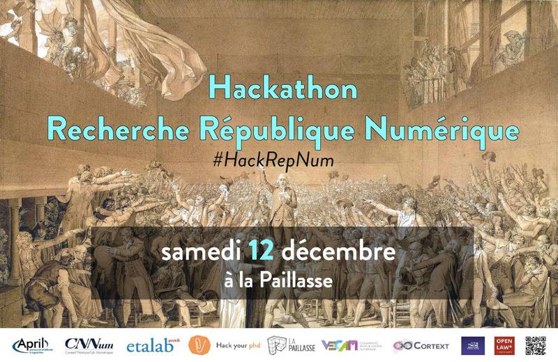 #HackRepNum, un hackathon recherche autour de la loi sur le numérique