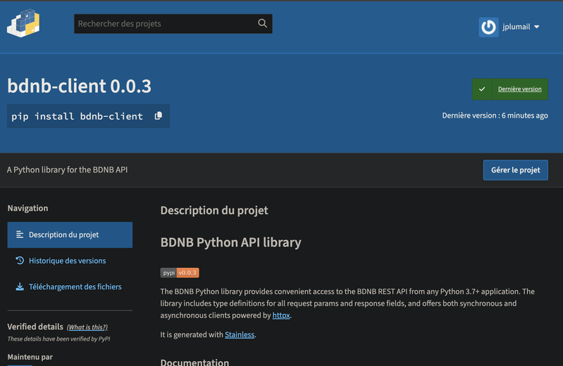 Client Python