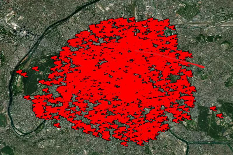 Implantation des cameras de Surveillance de la ville de Paris