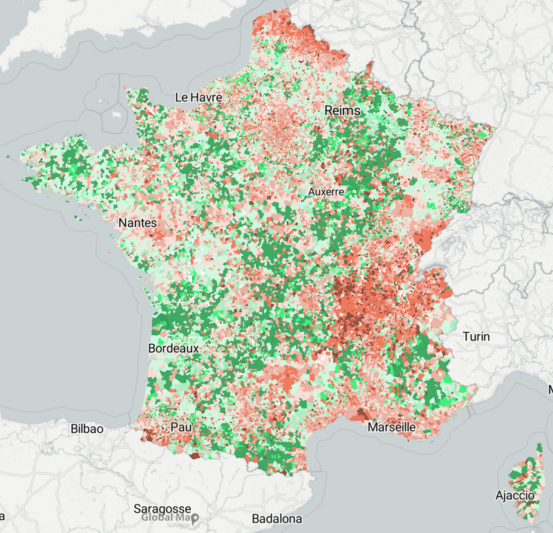 Cartographie COVID-19 au niveau infra-communal