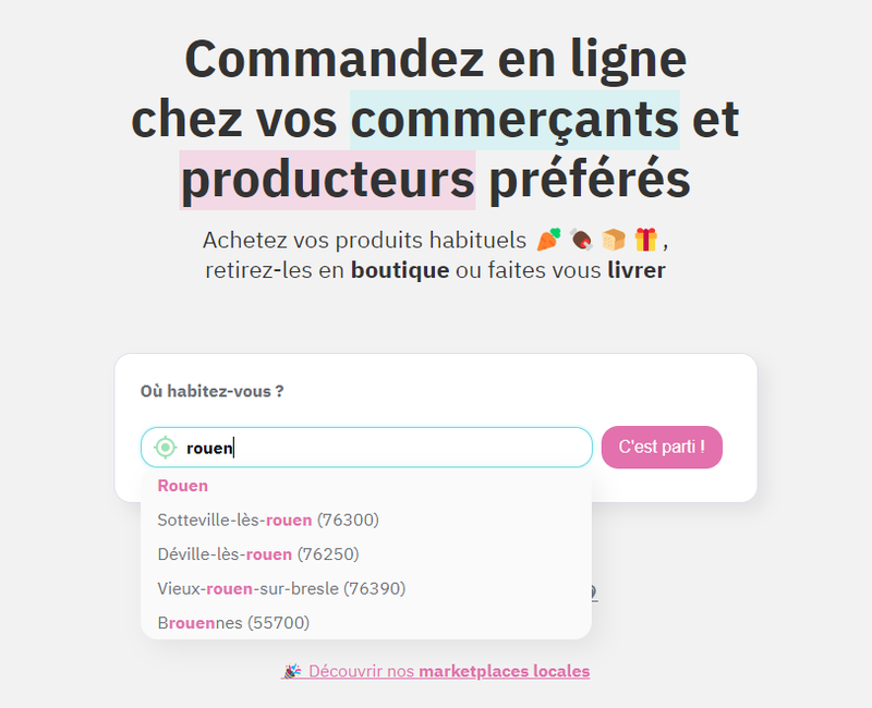 Autocompletion des communes