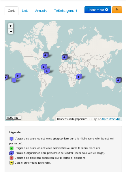Base nationale des organismes publics