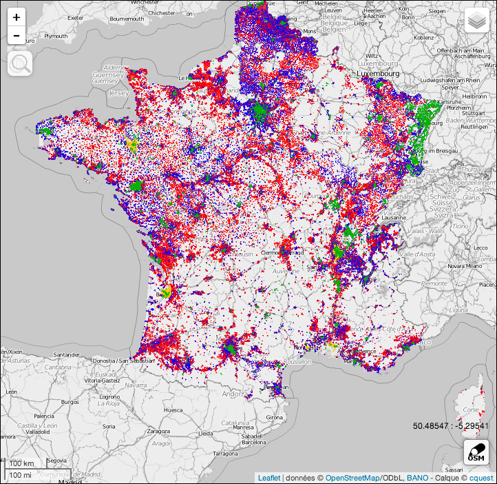 Visualisation du contenu de la BANO
