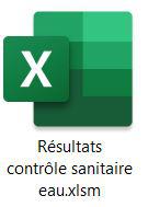 Résultats contrôle sanitaire eau