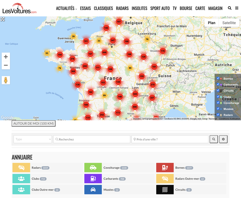 Associations & Clubs liés à l'automobile