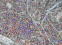 Carte de 1800 startups parisiennes