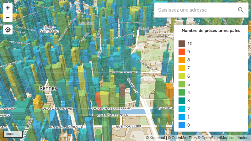 DVF pour les appartements de Rennes