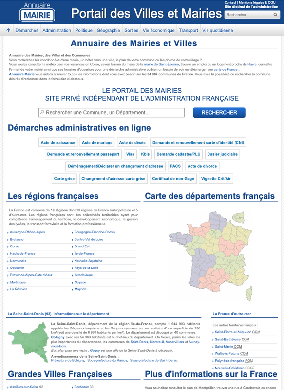 Annuaire-Mairie