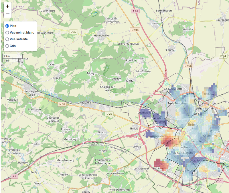 Cambriolages de logements à l'échelle infracommunale