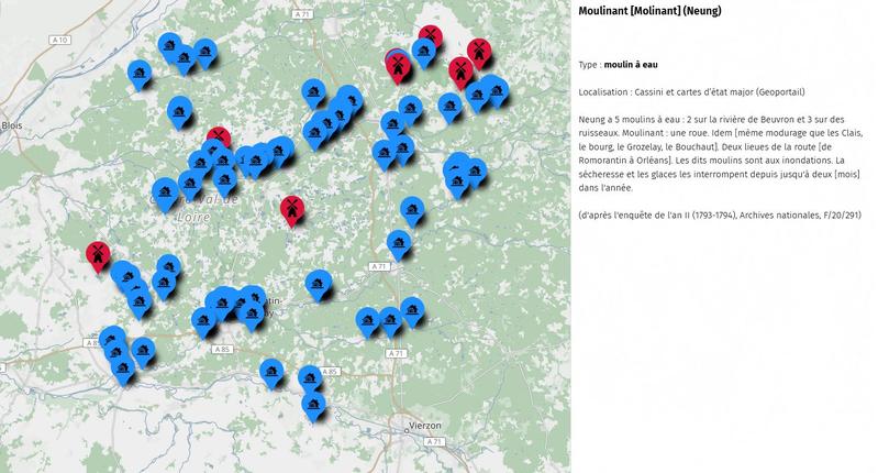 Moulins de Sologne (an II)