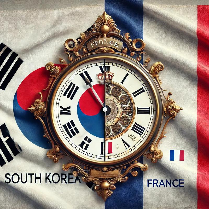 Plus jamais en retard : Maîtrisez le décalage horaire entre Paris et Séoul
