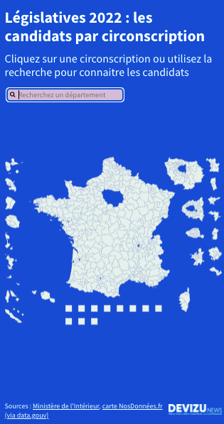Législatives : qui sont les candidats dans votre circonscription ?