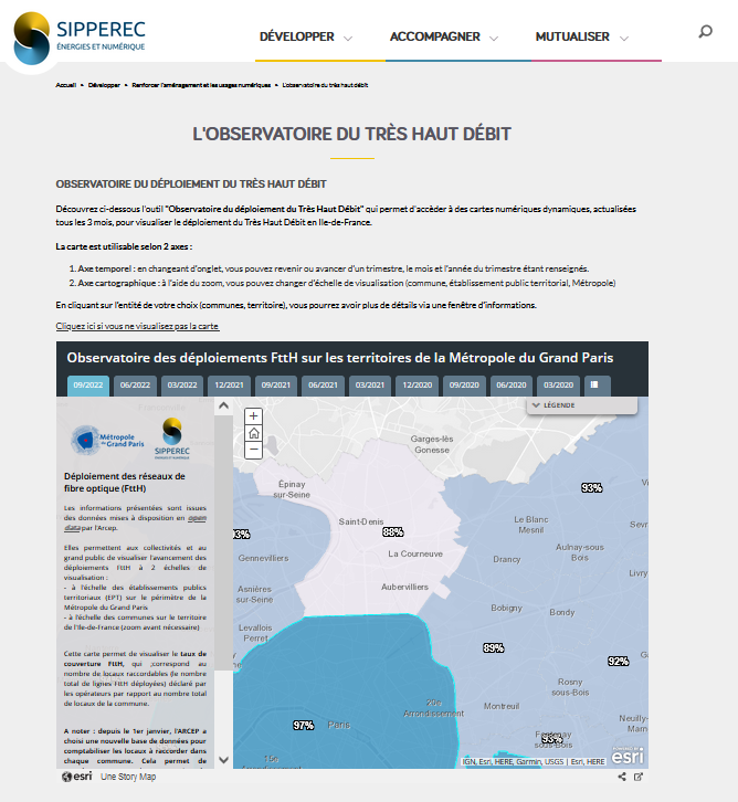 L'observatoire du très haut débit