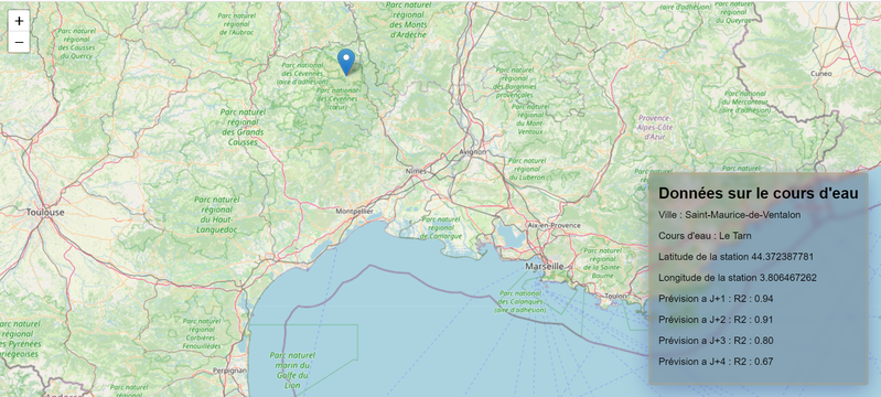 Prévision du débit d’un cours d’eau