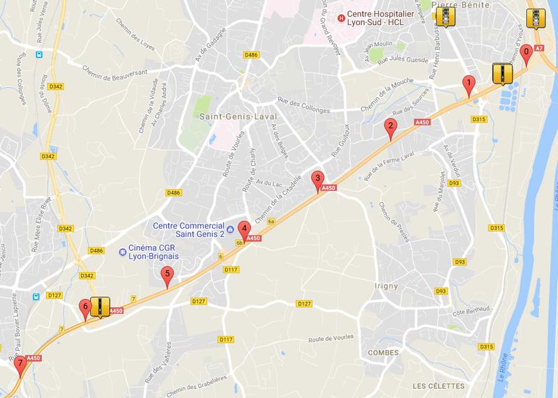 Retrouvez un PK/PR sur une route