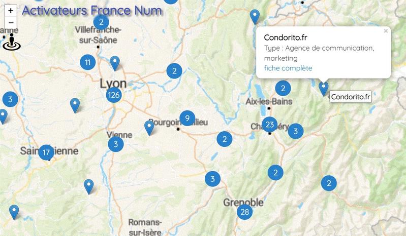 Carte Activateurs France Num