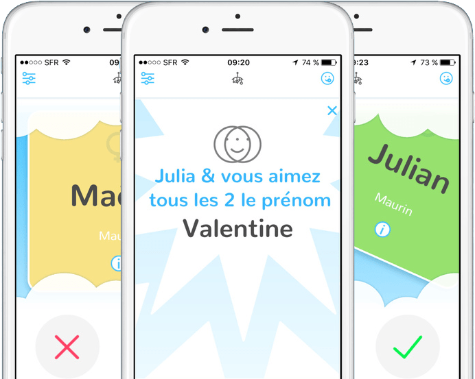 KinderApp - Trouver un Prénom de Bébé à 2