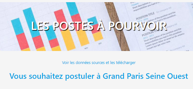 Les postes à pourvoir