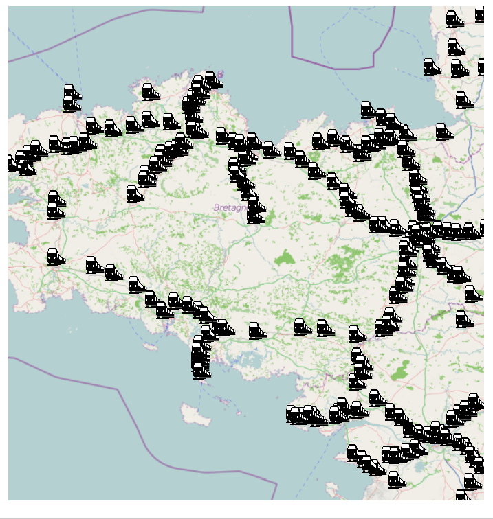 Using CubicWeb to import, map and query the train location data
