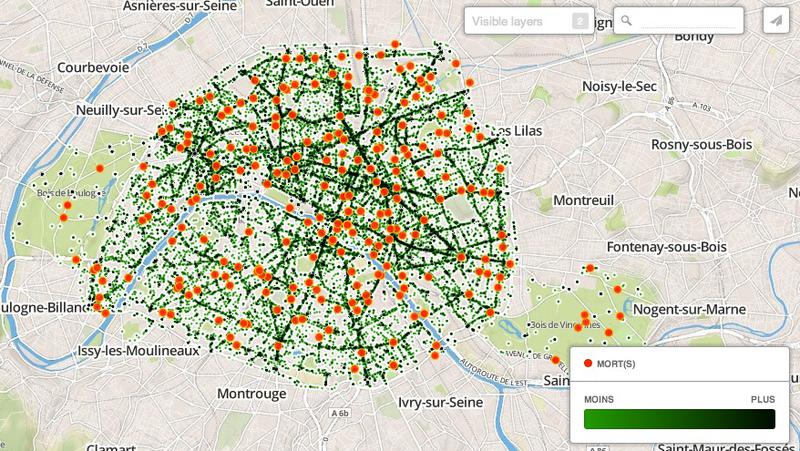 Accidents à Paris (2006-2011)