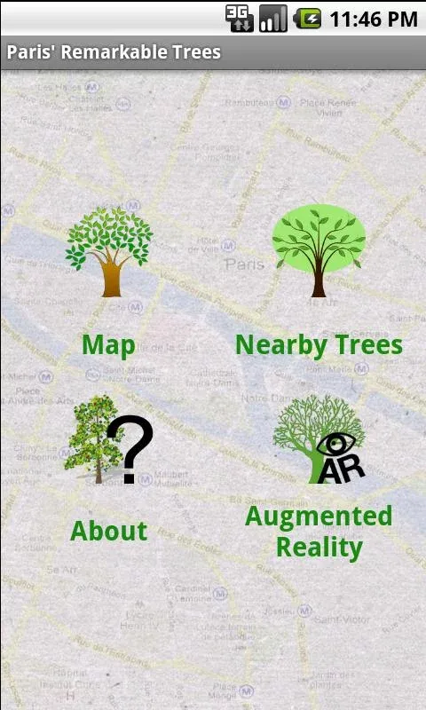 Arbres remarquables de Paris (application Android)
