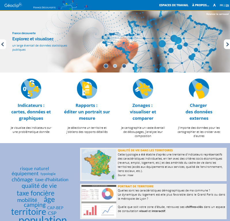France découverte, l'observatoire cartographique