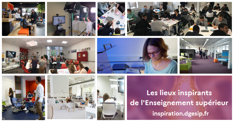 Les lieux inspirants de l'Enseignement supérieur