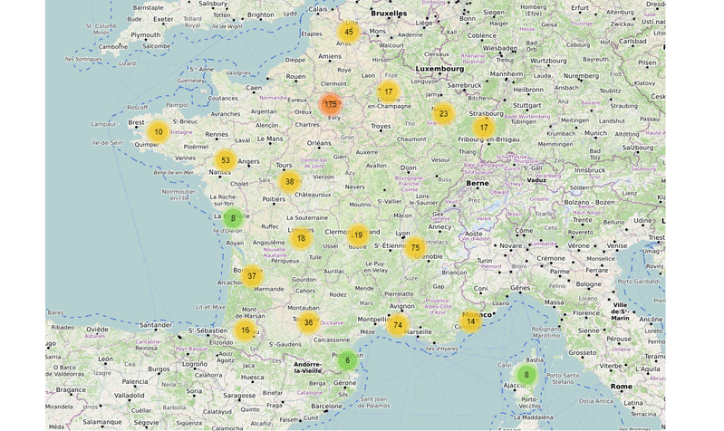 RÉSIDENCES CROUS EN FRANCE & OUTRE-MER EN TEMPS RÉÉL