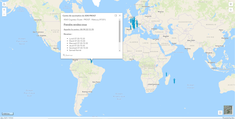 Lieux de Vaccination API