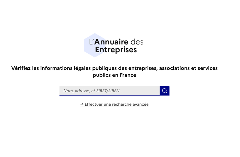 L’Annuaire des Entreprises
