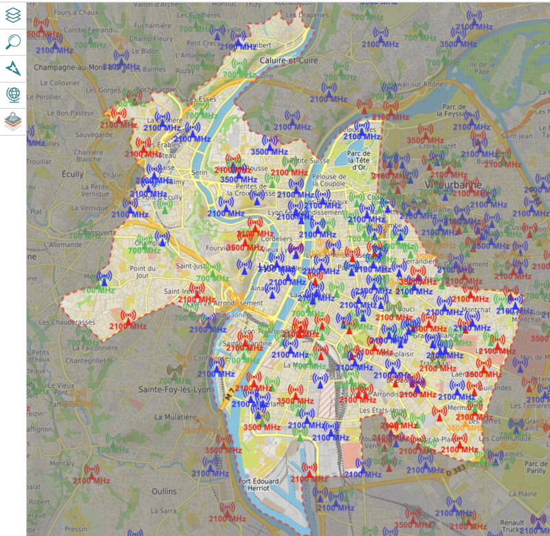 Où sont les antennes 5G ? 