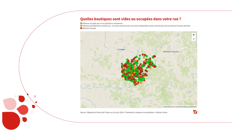 Commerces fermés, une fatalité ? Analyse de la vacance commerciale par commune