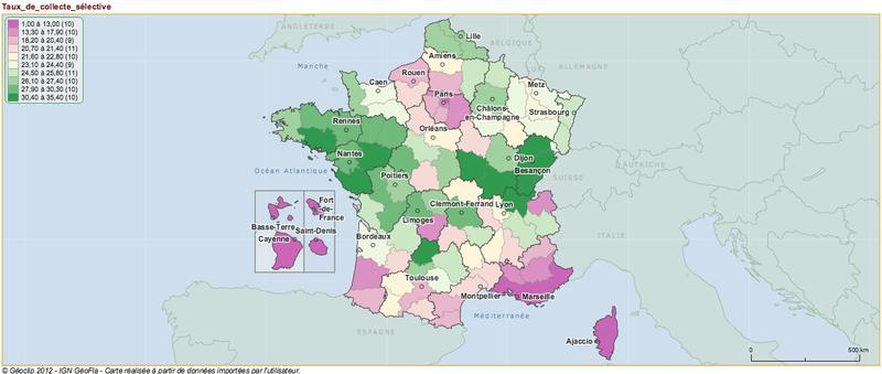 Taux de collecte sélective