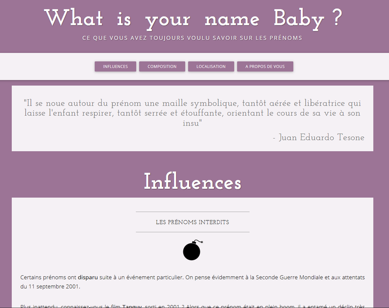 What is your name Baby ?