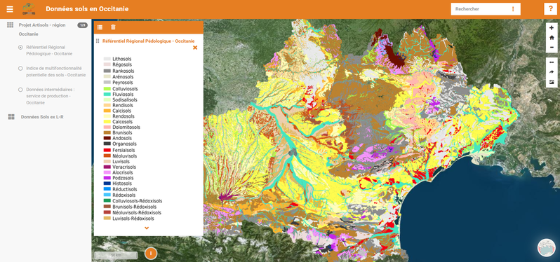 Données pédologiques en Occitanie