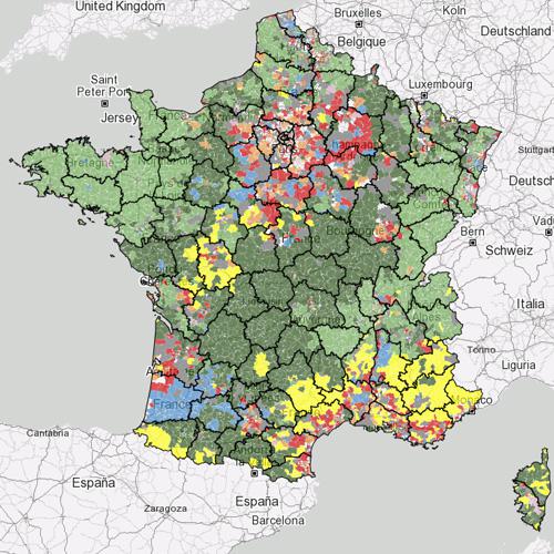 La carte interactive des types d’élevages et des régions agricoles en France