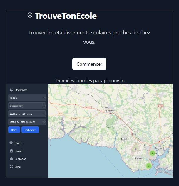 Trouve ton école !