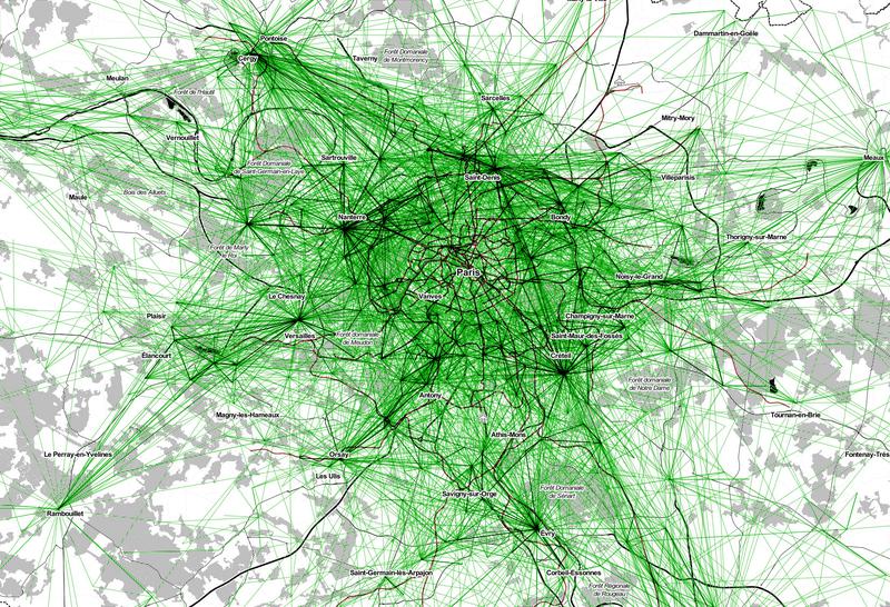 Migrations pendulaires entre le lieu de résidence et le lieu d'études de banlieue à banlieue