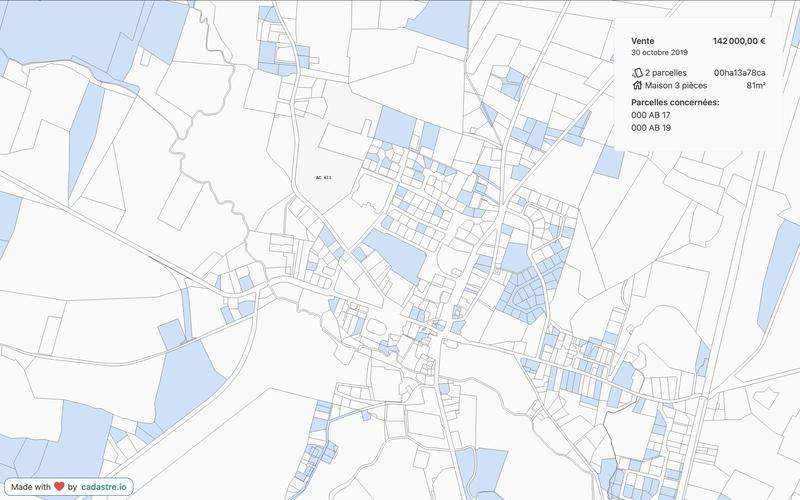 DVF - cadastre.io