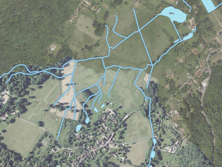 Le réseau hydro sur le Géoportail