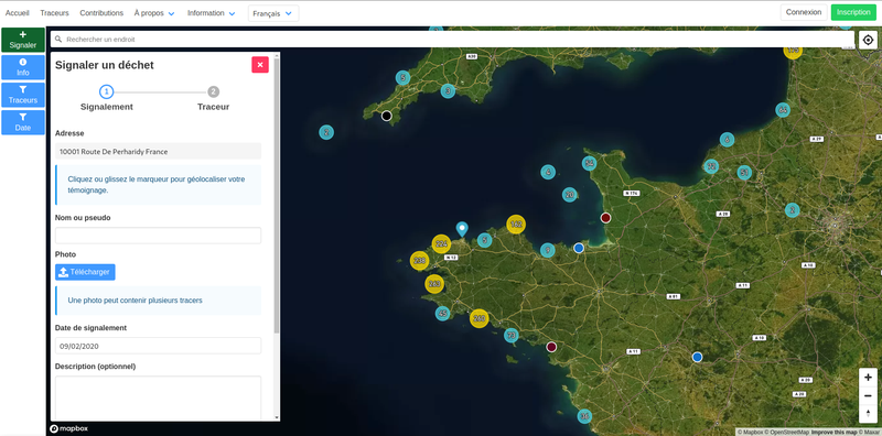 Ocean Plastic Tracker