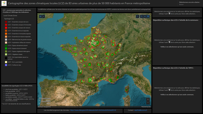 Visualiseur de données LCZ