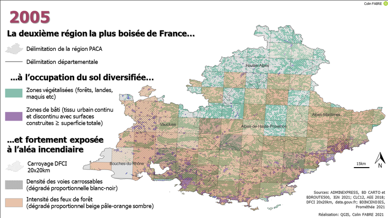 Feux de forêt en région PACA