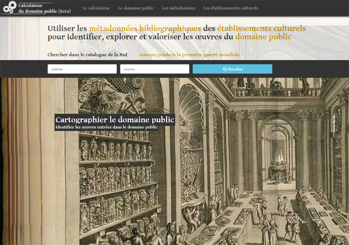 Calculateur du Domaine Public