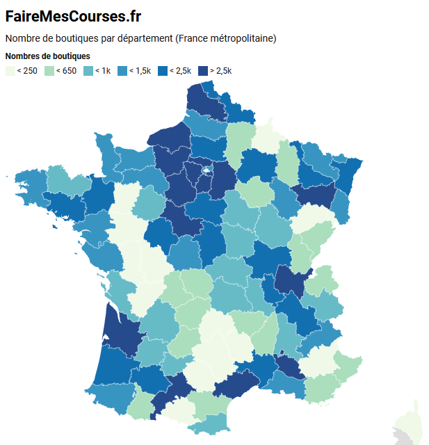 Marketplaces locales des villes de France